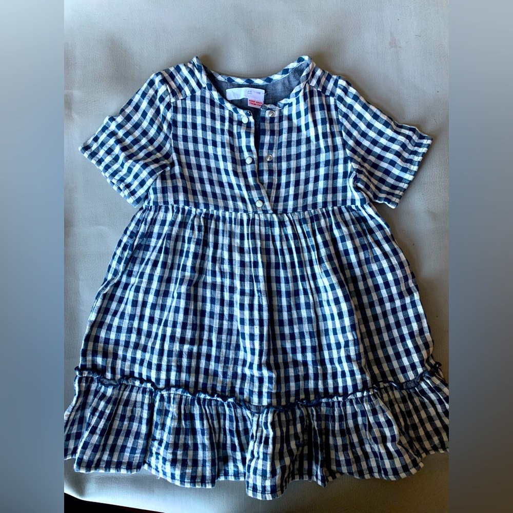 Zara Gingham Dress 4T-5T